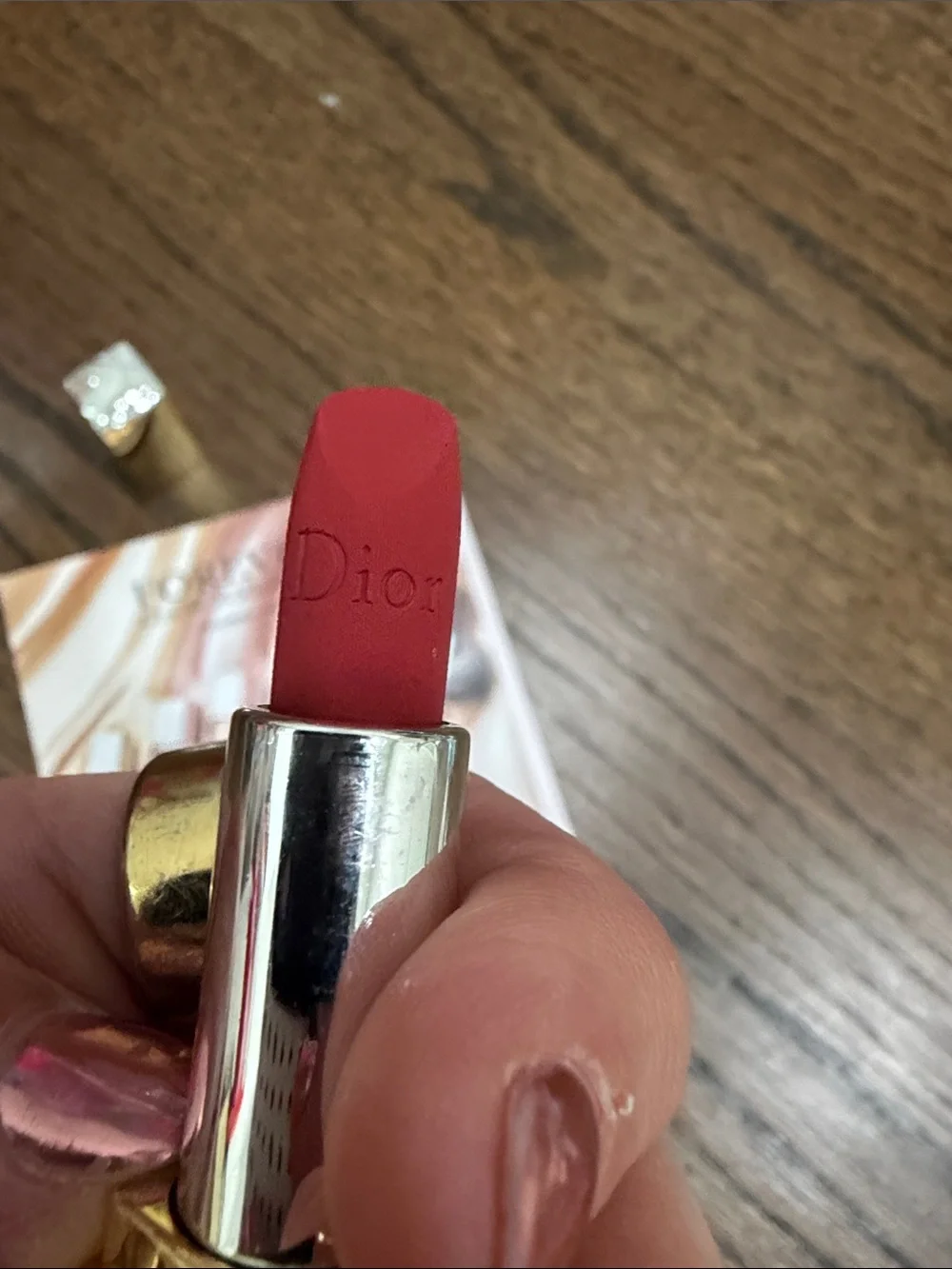 Dior Rouge 729 Lipstick & Forever GlowMaximizer samples